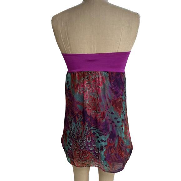 Beach Bunny Strapless Swim Coverup Size Small Jewel Detail - Picture 6 of 8